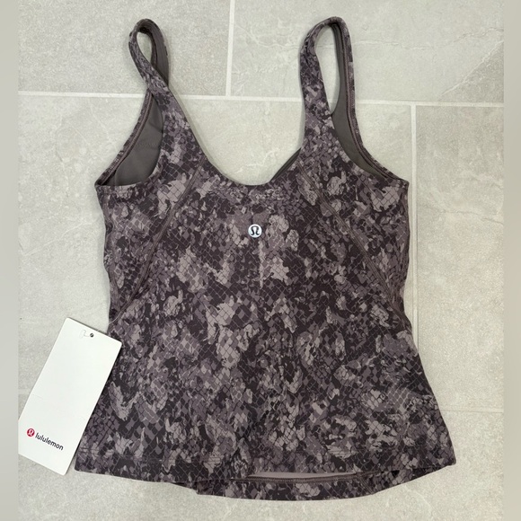 Lululemon Align Tank Top Waist Length Hideaway Camo Lunar Rock Nulu Multi Size 2 - Picture 6 of 13